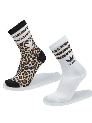 Chaussettes à imprimé léopard Adidas