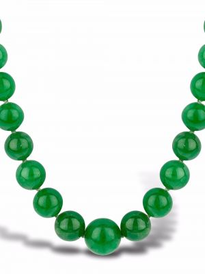 Collier avec perles Pragnell Vintage vert