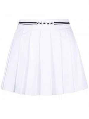 Mini spódniczka plisowana Miu Miu