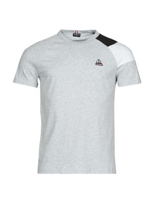 Tričko s krátkými rukávy Le Coq Sportif šedé