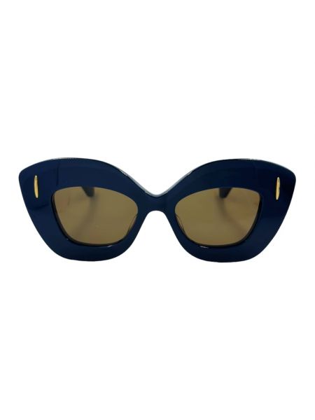 Okulary przeciwsłoneczne retro Loewe niebieskie