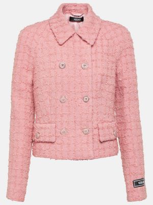 Tweed jacke Versace pink