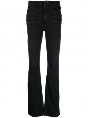 Bootcut džínsy 3x1 čierna