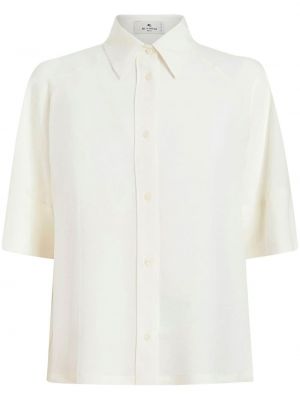 Košile s knoflíky Etro bílá