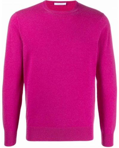 Jersey de cachemir de tela jersey con estampado de cachemira Cruciani rosa