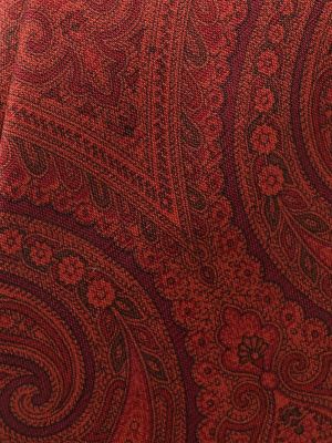 Seiden krawatte mit print mit paisleymuster Versace Pre-owned rot