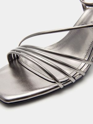 Sandale Pull&bear argintiu