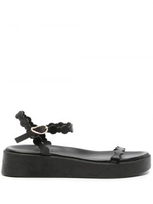 Kožené sandále Ancient Greek Sandals čierna