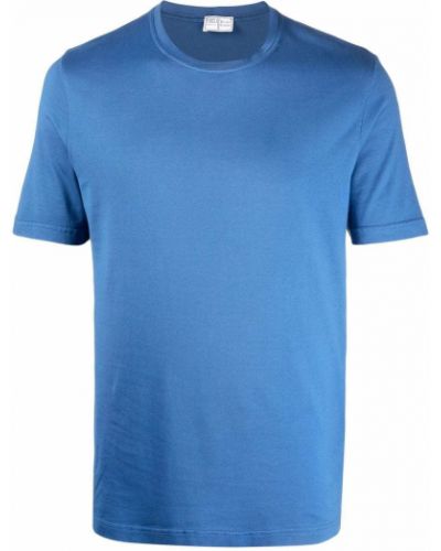 Camiseta de cuello redondo Fedeli azul
