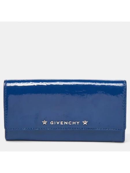 Cartera de cuero Givenchy Pre-owned azul