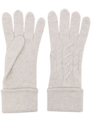 Kašmírové rukavice N.peal šedé
