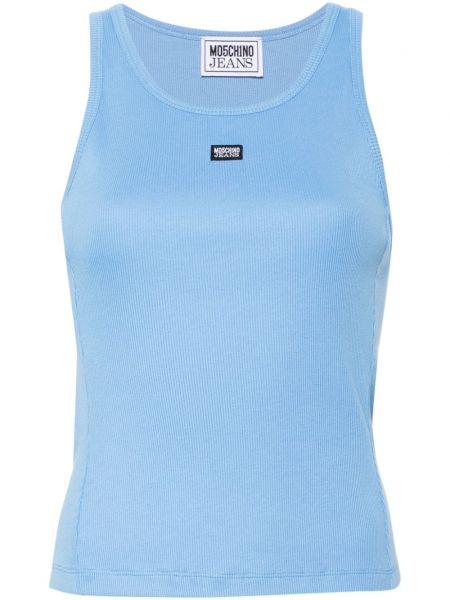 Tanktop Moschino Jeans blå