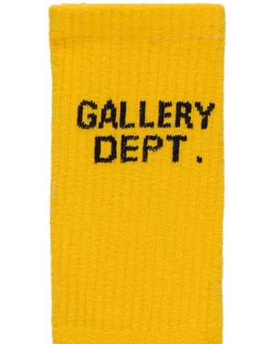 Bombažne nogavice Gallery Dept. rumena