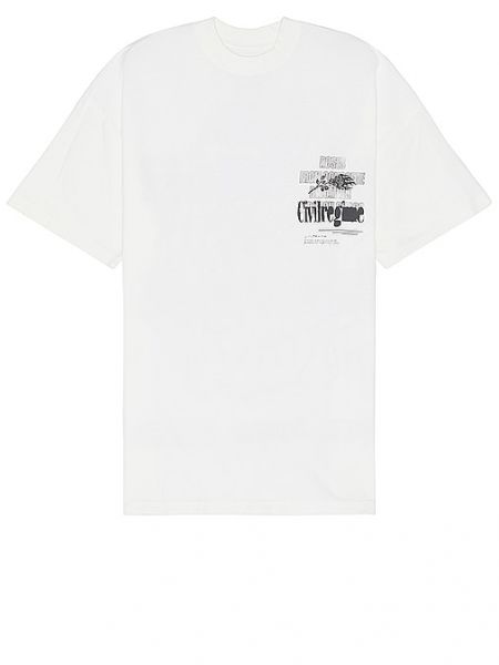 T-shirt Civil Regime blanc