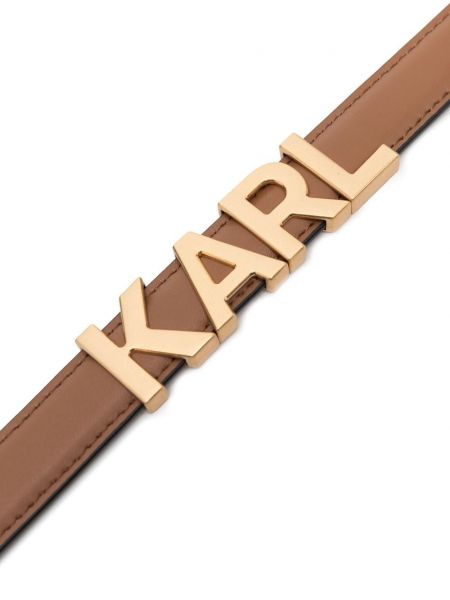 Pasek skórzany Karl Lagerfeld
