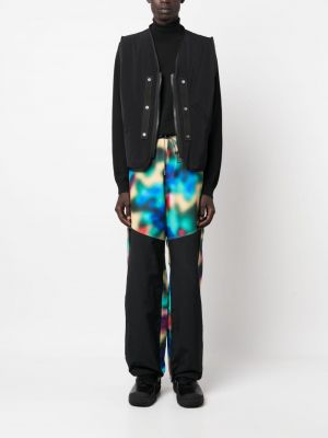 Kalhoty s potiskem s abstraktním vzorem Oamc