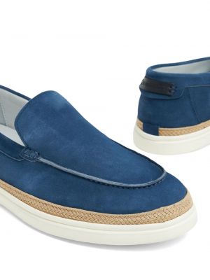 Semišové loafers Barrett modré
