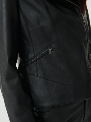 Usnjena jakna Tatuum črna
