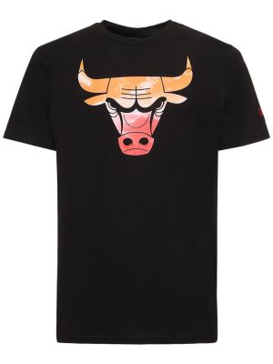 Kokvilnas t-krekls ar apdruku New Era melns