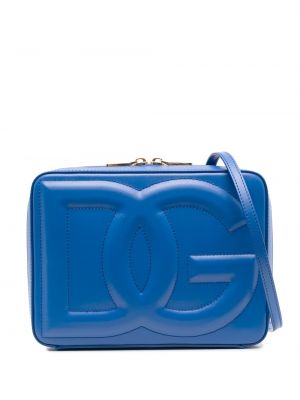 Crossbody kabelka Dolce & Gabbana modrá