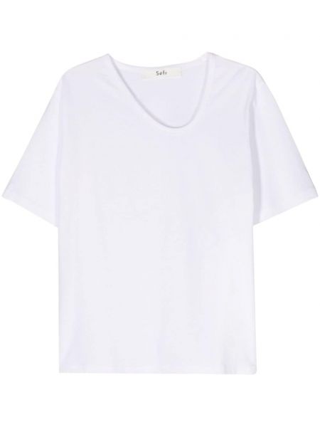 Koszulka bawełniana Séfr biała