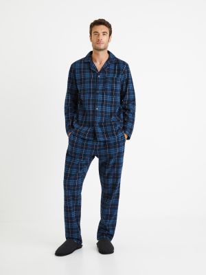 Pižama s karirastim vzorcem Celio