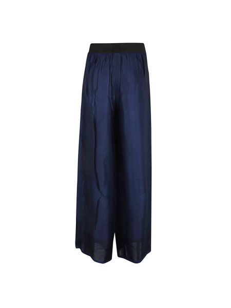 Pantalones de seda Obidi azul