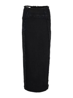 Džínsová sukňa Gestuz čierna
