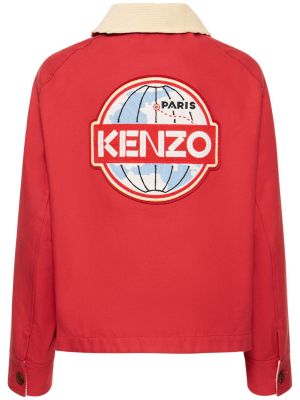 Bavlnená bunda Kenzo Paris červená