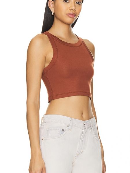 Crop top Allsaints braun