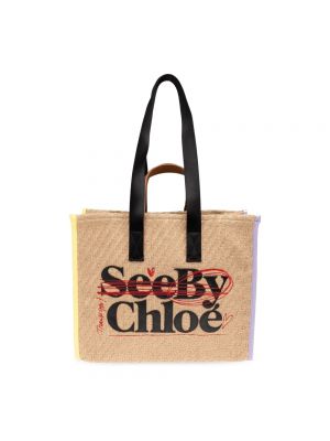 Shopper handtasche mit taschen See By Chloé