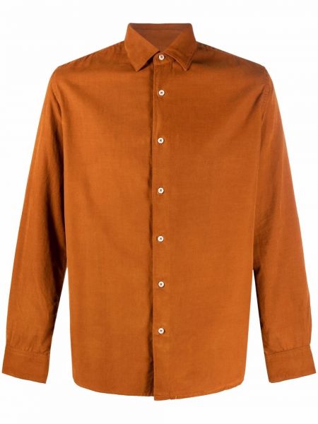 Camisa vaquera con botones Altea marrón