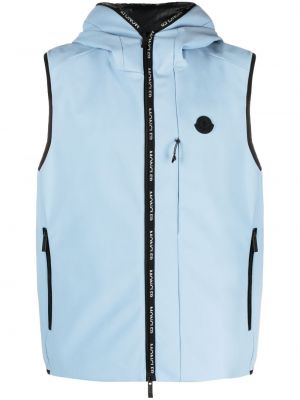 Hupullinen takki Moncler sininen