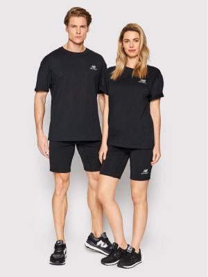 Прилепнали спортни шорти New Balance черно