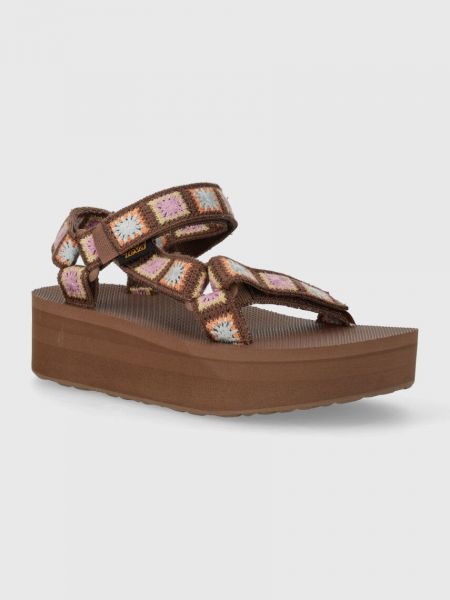 Sandale s platformom Teva smeđa