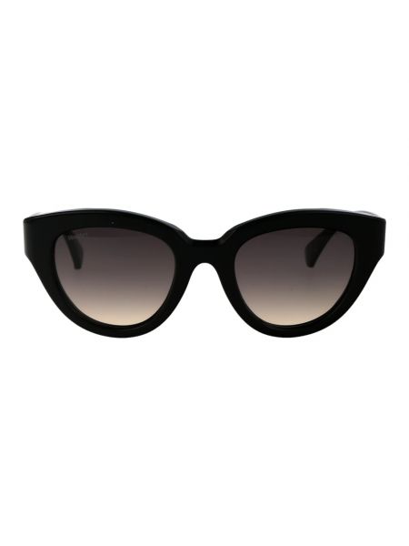 Okulary przeciwsłoneczne eleganckie Max Mara czarne