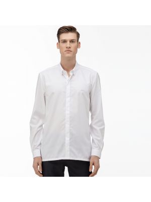 Koszula slim fit Lacoste biała