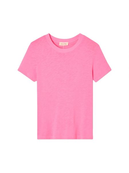 T-shirt mit rundem ausschnitt American Vintage pink