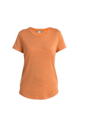 Marškinėliai Icebreaker oranžinė