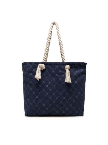 Nakupovalna torba Emporio Armani modra