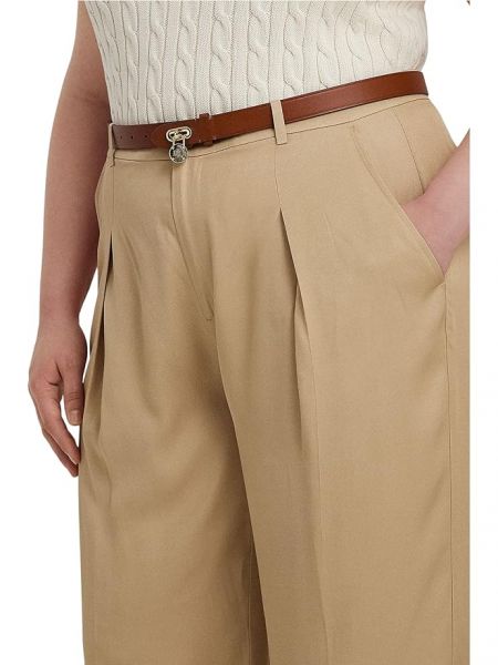 Плиссированные брюки свободного кроя Lauren Ralph Lauren