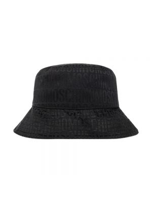 Czarny kapelusz Moschino