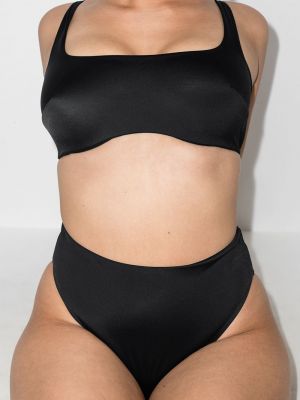Bikini taille haute Form And Fold noir