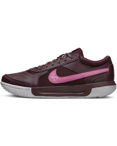 Damskie buty do tenisa na twarde korty NikeCourt Zoom Lite 3 Premium - Czerwony