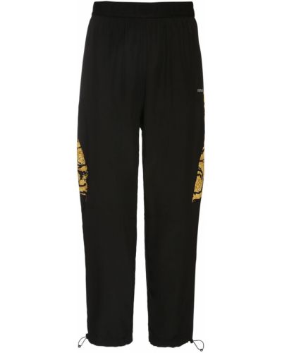 Sportovní kalhoty s potiskem Versace Underwear černé