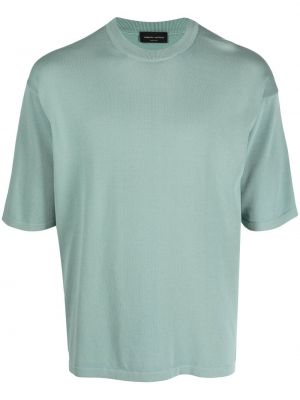 Megztas marškinėliai Roberto Collina žalia