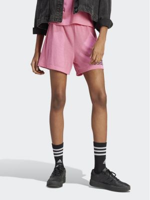 Sportske kratke hlače bootcut Adidas ružičasta