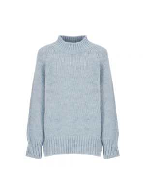 Sweter z alpaki Maison Margiela niebieski