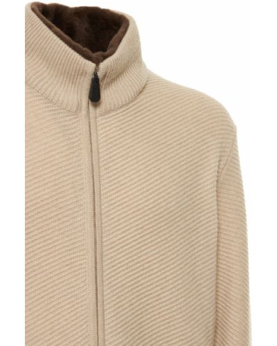 Kašmírový sveter na zips Loro Piana