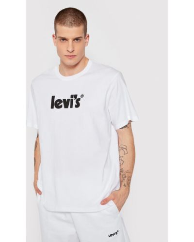 T-shirt large Levi's blanc